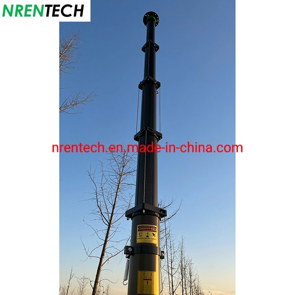 6m Manual Operation Telescopic Mast Nr-M1700-6000 Telescoping Mast