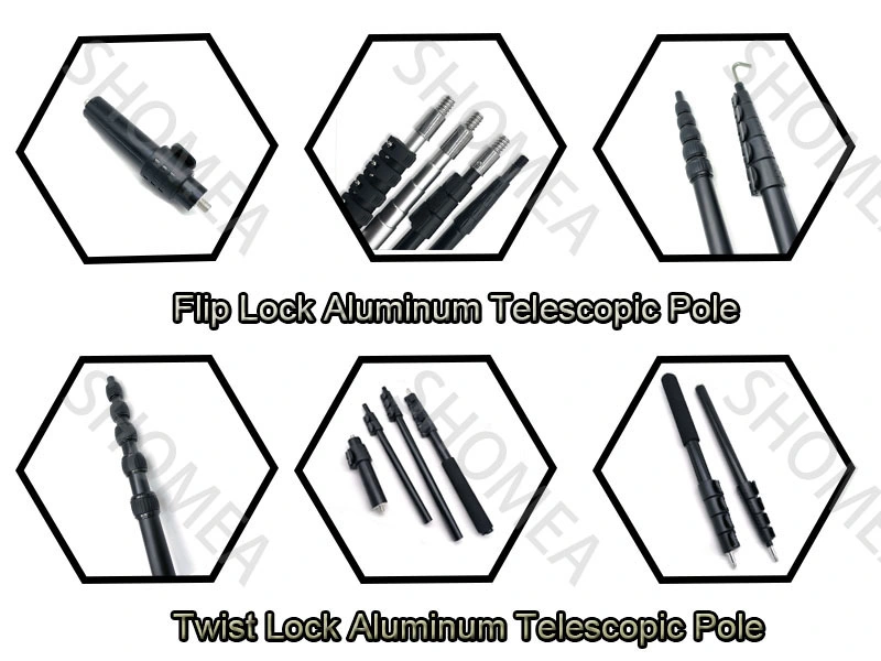 Custom Stainless Steel Telescopic Antenna with M3 Male Thread