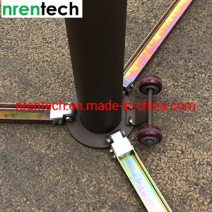 10m Aluminum Manual Crank up Telescopic Mast 20kg Payloads, Antenna Mast, Mobile Telescoping Mast