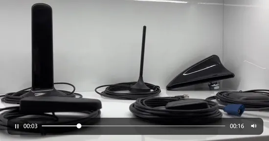 Conector SMA Antena DVBT magnética con cable Rg174 DVB activo